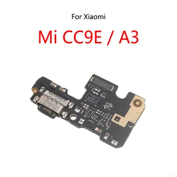 10PCS/Veliko Za Xiaomi Mi CC9E / Mi A3 USB Charge Dock Vmesnik Vtičnico, Jack Priključek Flex Kabel za Polnjenje Odbor Modul