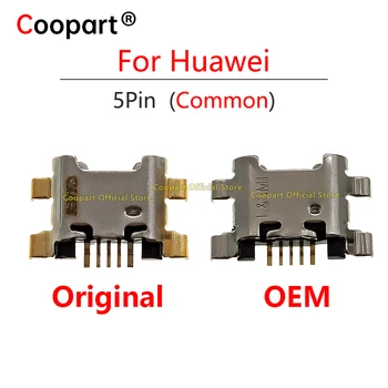 10Pcs Za Huawei Y9/Y7/Y7Pro/Y7 Prime/Y6S/Y6 Pro/Y6/Y6Prime/Y5 2019 Micro USB Vtič Polnilnika Dock Priključek za Polnjenje Vrata Vtičnico