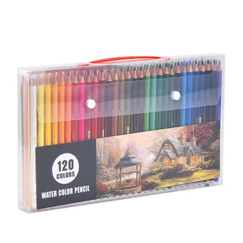 120/180/210 barva Premium Akvarel Barvice risalno orodje za umetnika Strokovno Vodi Topen Barvni Svinčnik za ustvarjalce