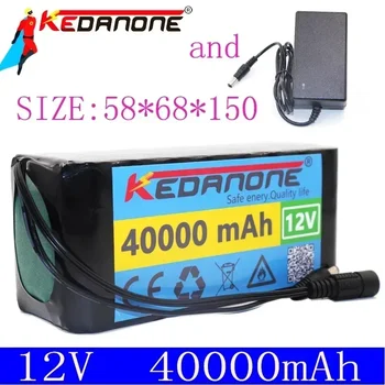18650 Li ionska baterija 12V 40ah 3s10p 12,6 V 40000mah se uporablja za xenon luč inverter, solarne ulične svetilke se uporablja za vozila ins