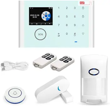 2021 Multi-Language Anti-Theft 433MHz Tuya Brezžični WIFI Smart Home Security Alarmni Sistem