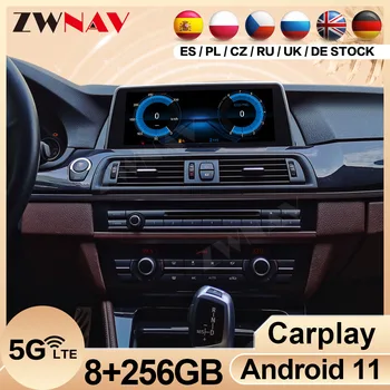 256G Android Zaslon Za BMW Serije 5 F10 F18 2011 2012 2013 2014 2015 2016 2017 Avdio Radio Sprejemnik GPS, Video Predvajalnik, Vodja Enote