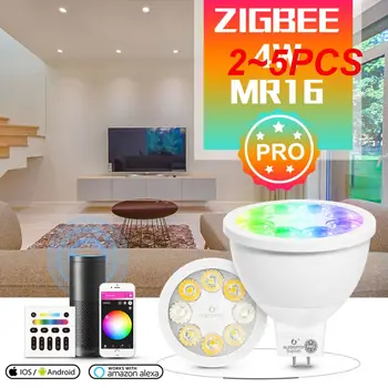 2~5PCS 1-ZigBee 3.0 Smart MR16 Reflektor 4W RGB SCT Zatemniti LED Lučka Alexa Glas Delo Z Zigbee Prehod Podporo RF