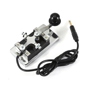 3,5 mm, iz Nerjavnega Jekla K4 Morse Ključa Nastavitev Plug Priročnik Telegraph Morse Tipko Priročno CW Morse Keyer za Kratkotalasni CW Radijski