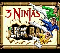 3 Ninjas Kick Nazaj NTSC-ZDA 16-bitno MD Igra Kartice Za Sega Mega Drive Za Sistem Genesis