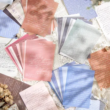 30pcs/veliko Memo Blazine Material, Papir nežno in enostavno-bo Junk List Scrapbooking Kartice Retro Ozadju Dekoracijo Papirja