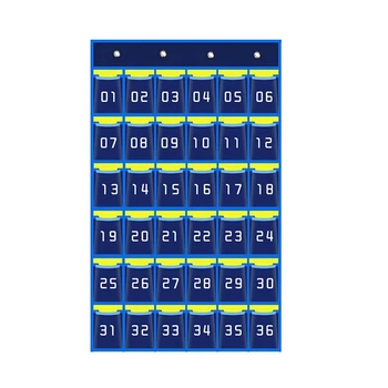 36 Oštevilčenih Žepe Grafikon Mobilni Telefon, ki Visi Organizator Visi Skladiščenje Vrečka za Razredu Kalkulator Mobilni Telefon Imetniki