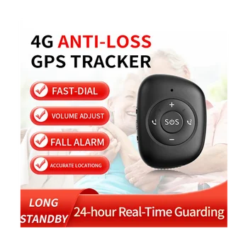 4G Mini GPS Tracker Združljiv z LTE/3G UMTS/2G GSM SOS Alarm dvosmerno Glasovno Sledenje Artefakt Keychain Lokator