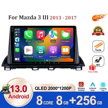 Android 13 Večpredstavnostna Video Predvajalnik Za Mazda 3 3 Axela BM 2013 - 2017 Stereo Navigacijo, avtoradio Ne 2din 2 din Brezžični Carplay