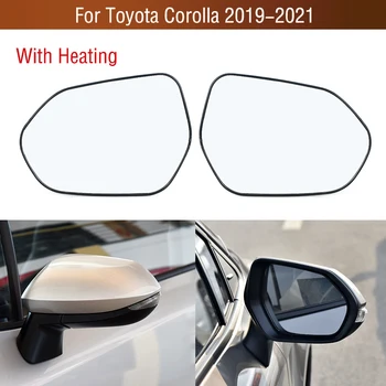Avto Zunanjost Rearview Mirror Ogrevano Objektiv Krilo Vrat Strani Zrcalno Steklo Za Toyota Corolla 2019 2020 2021