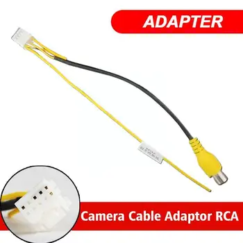 Avtomobilski Kabel Adapter 10 Inch (Pogled od Zadaj) Obračanje Fotoaparat Kabel Adapter Za Avto Stereo Radio RCA Kabla T0C3