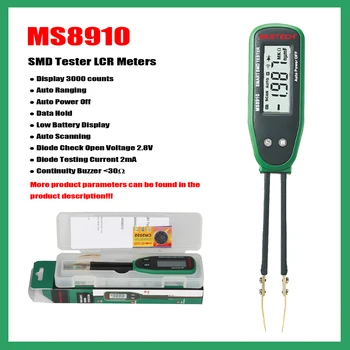 B50 MS8910 Visoke Kakovosti Pametni SMD RC Odpornost Multi Meter Digitalni SMD Tester Kontinuitete Preverjanje Funkcija Auto Scan