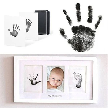 Baby Nego Nestrupeno Baby Handprint Odtis Odtis Komplet Baby Spominkov Litje Novorojenčka Odtis Inkpad Baby Mejnik Kartice
