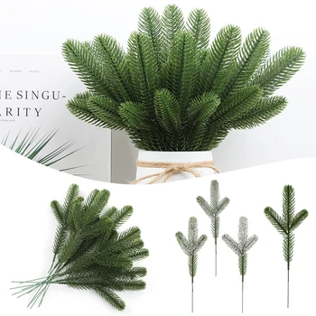 DIY Božič Garland Umetno Pines Izbirčen Veje Stilsko Pohištvo, Dekorativne Rešitve Za Dom Vrt