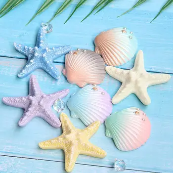 DIY Torto Pokrivalo Smolo Lupini Zvezda Otroci Sirena Party Torto Dekoracijo Pod Morjem Ocean Rojstni Dekor Baby Tuš