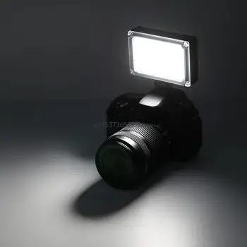 DVFT-96 LED Video Luč O-Kamera Fotografiranje Lahka Plošča Svetlobe Kroglice Zatemniti za Studio Video Live Streaming