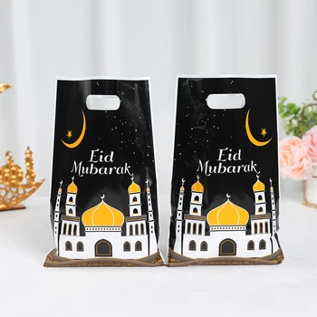 Eid Mubarak Candy Torbe Piškotek Darilne Vrečke Ramadana Kareem Visi Darilne Vrečke Islamske Muslimanska Stranka Peko Paket Dekoracijo 2024