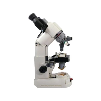 Gobricks MOC Eksperimentalne Znanosti Spojina Mikroskopom Gradnik nastavite Poučevanja, Eksperimentalne Mikroskopom Opeke Igrače Otroci Darilo