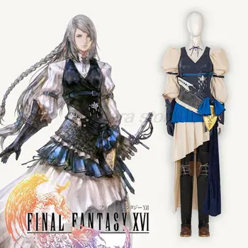 Igra Final Fantasy XVI FF16 Jill Warrick Mladih Odraslih Cosplay Kostum Halloween Anime Obleko Anime Slika Disfraz