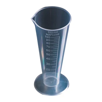 Kemija Kuhinja 100 ml Prozorni Plastični Merilni Pokal Merjenje Pokal Merilni Valj Merilni Orodje