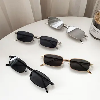 Klasičen Retro sončna Očala Osebnost Moda za Ženske Letnik blagovne Znamke sončna Očala Žensk Ulica Majhne Ovalne Odtenki UV400 Očala