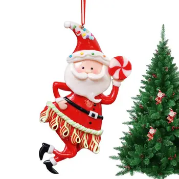 Mehko Glino Božiček Božič Santa Claus Okraski Srčkan Mehko Glino Božično Drevo Obesek Mini PVC Okraski Za Drevo