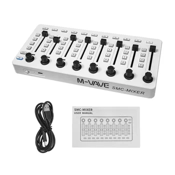 MIDI Controlle MIDI Mešalna miza BT Povezave Baterijo/Tip-C Napajanje USB MIDI kontroler Mešalnik