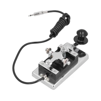 Morse Tipko K4 CW Telegraph Tipko DIY Telegraphing Ključ iz Nerjavečega Roko Ključ Kratka Radijska Morse Komunikacije Poučevanja Dropship