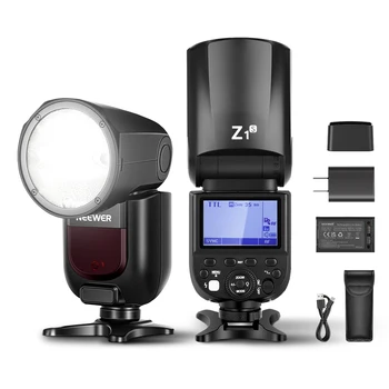 NEEWER Z1-S-TTL Krog Glave Bliskavice Speedlite za Sony DSLR Fotoaparate, 76Ws 2.4 G 1/8000s HSS Speedlight, 10 Ravni LED Modeliranje Lučka,