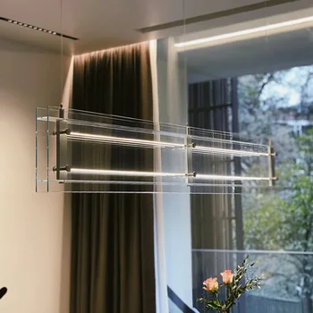 Nordijska minimalističen restavracija obesek, svetilke, direktne trakovi stekla spredaj namizno svetilko, oblikovalca urad bar namizna svetilka