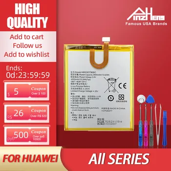 PINZHENG Baterija Za Huawei Honor 10 20 30 P8 Max 4C P30 40 Pro Nova 5 6se 7 Zamenjava Baterije Za Mate 20X 30 Pro X20Se