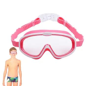 Plavalna Očala Za Otroke Anti-Fog Anti-UV Širok Pogled Plavalna Očala Dihalko, Potapljanje Masko Silikonsko Tesnilo Snorkeling Prestavi