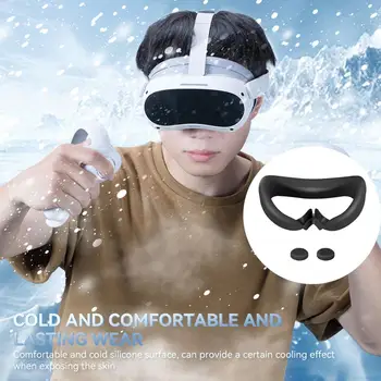 Preprosto Odlično Prilegajo Mehka Silikonska Virtualne Realnosti Očala, Zaščitni Pokrov, VR Slušalke Oči Pokrov Preprečuje Uhajanje Svetlobe