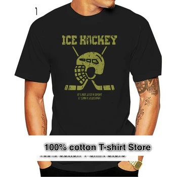 ustvarite Priložnostne Hokej na Ledu, Šport Filozofija tshirt moški ulične Družino moški tshirts O Vratu bombaž Zanimivo hip hop