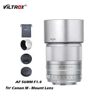 VILTROX 56mm F1.4 Objektiv EF-M za Velike Zaslonke Auto Focus Portret Objektiv APS-C Prime Objektiv Za Canon EOS M M5 M10 Fotoaparati, Objektivi