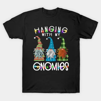 Visi z Mojo Gnomies. Vrt Gnome Pižamo Božič T-Shirt 100% Bombaž O-Vratu Kratek Rokav Priložnostne Mens T-shirt Velikost S-3XL