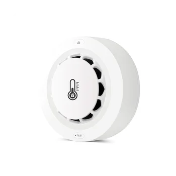 Wifi Brezžično Smart Dima Alarm Temperature in vlage Alarm App Nadzor Home Security Dima Alarm za Dom Salon