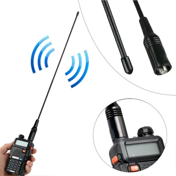 Za Baofeng UV5R UV-82 NA-771 Antene 144/430MHZ 10W Dual Band Walkie Talkie Antena