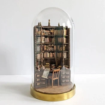 Zaliv Knjižnica Miniaturni Gothic Polico Prenosni In Stilsko Polico Za Organizirane In Elegantna Shranjevanje Knjižnice Odlikovanja