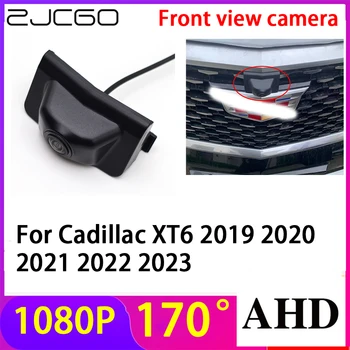 ZJCGO AHD 1080P LOGOTIP Parkirišče Pogled od Spredaj Kamero Neprepustna za Cadillac XT6 2019 2020 2021 2022 2023